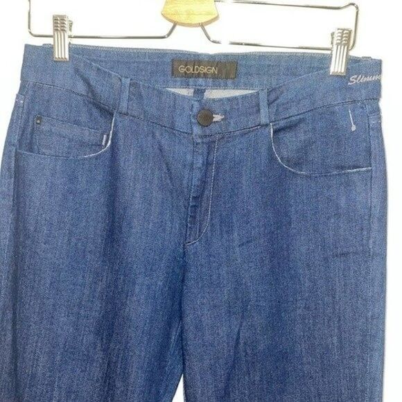 GOLDSIGN Womens Sz 29 Slimmy High Rise Straight Leg Jeans - Picture 3 of 11